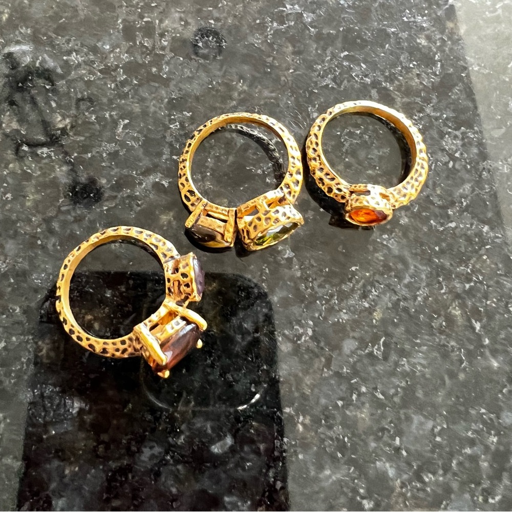 PREMIER DESIGNS Mosaic Ring: Set of 3 Rings